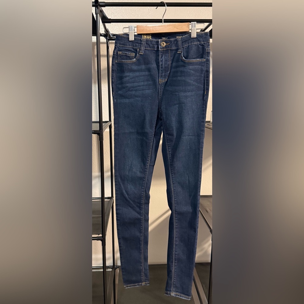 Women's high rise Blue Jeans